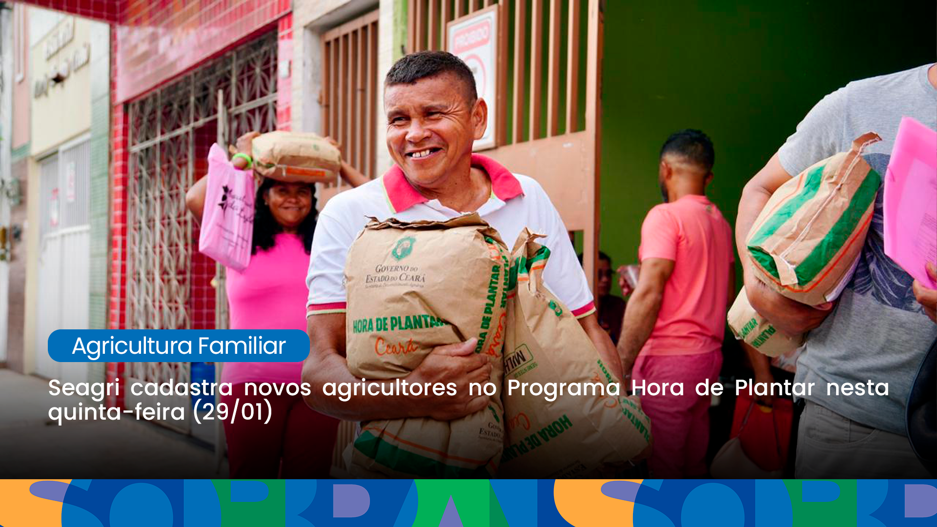 Cadastro de novos agricultores no Programa Hora de Plantar nesta quinta-feira...